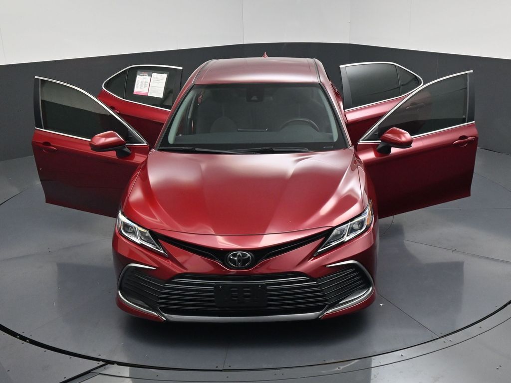 2022 Toyota Camry LE Red at Monument Chevrolet