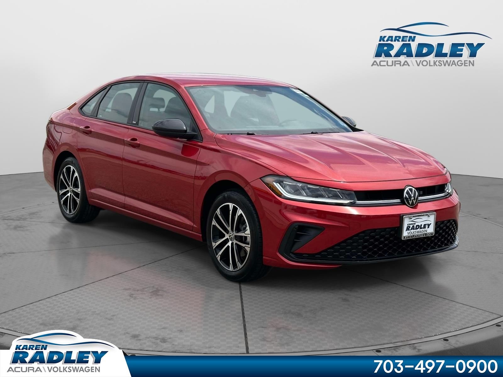Kings Red Metallic 2025 Volkswagen Jetta Sedan Front-Wheel Drive 8-Speed Automatic