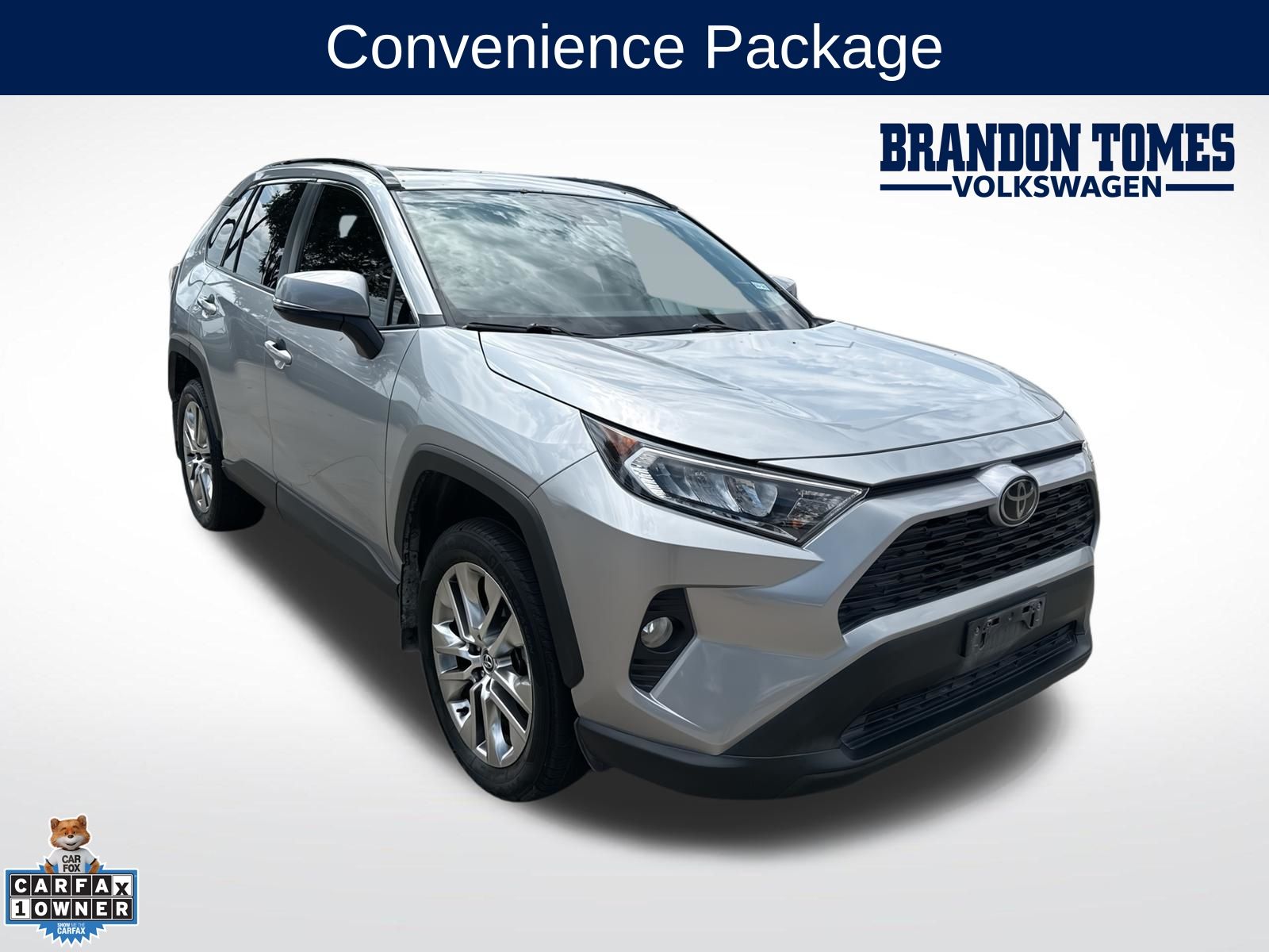 Silver Sky Metallic 2020 Toyota RAV4 SUV / Crossover Front-Wheel Drive 8-Speed Automatic