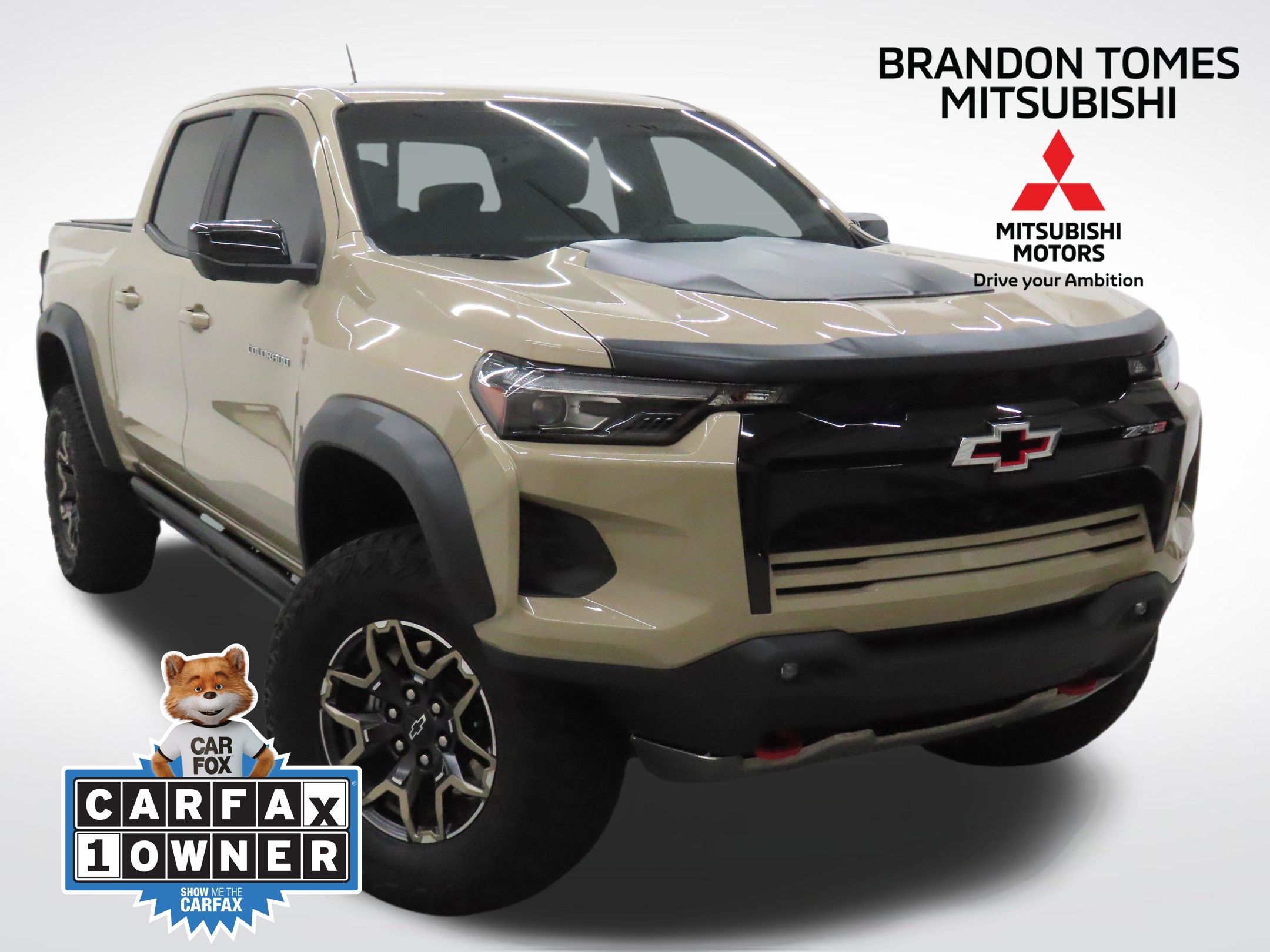 Sand Dune Metallic 2024 Chevrolet Colorado Pickup Truck Four-Wheel Drive 8-Speed Automatic