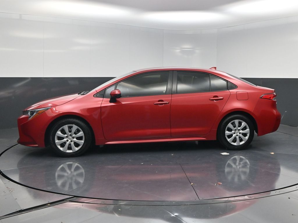 2021 Toyota Corolla LE Red at DeMontrond Auto Country