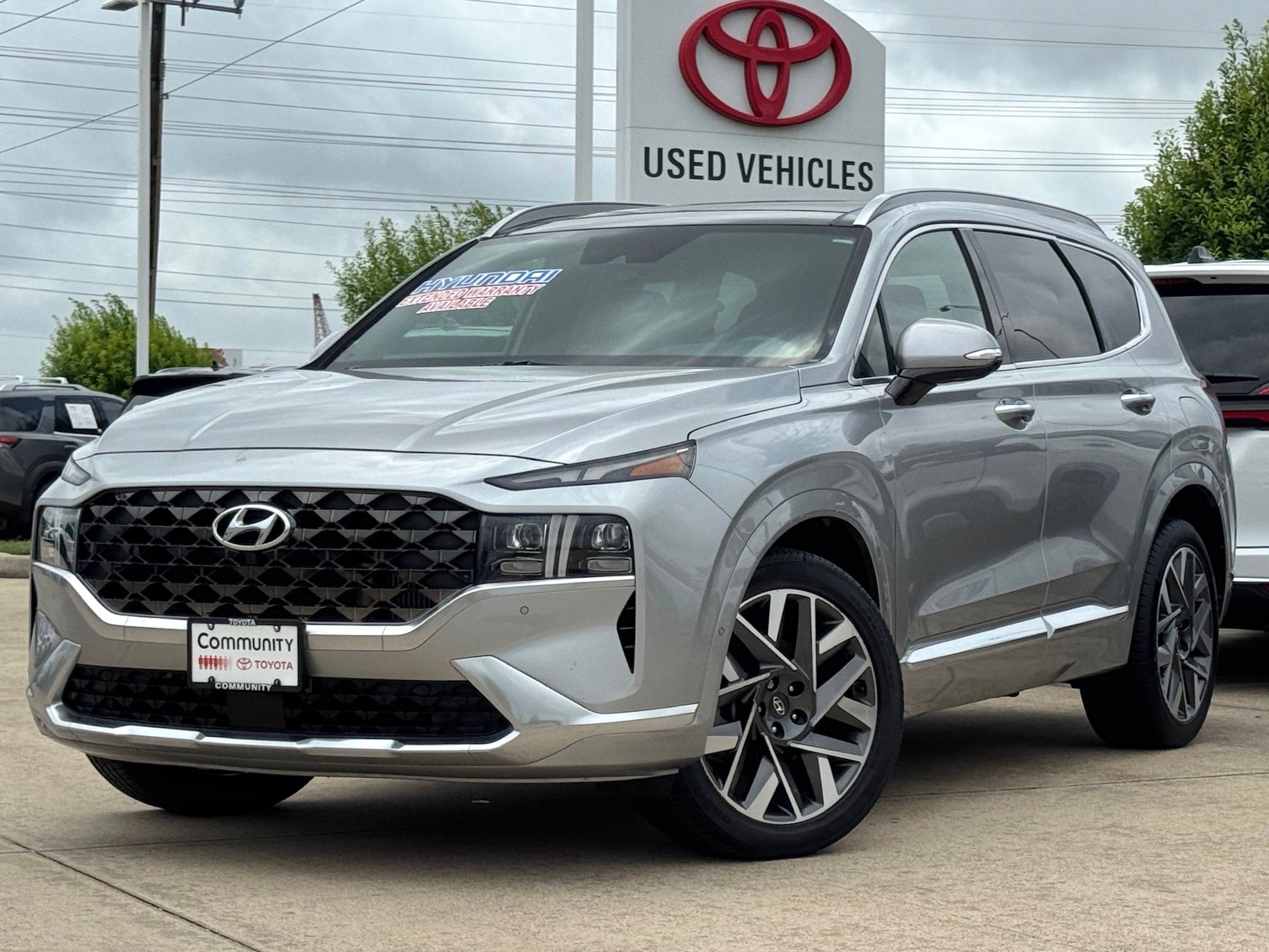 2022 Hyundai Santa Fe Calligraphy Silver at DeMontrond Mazda