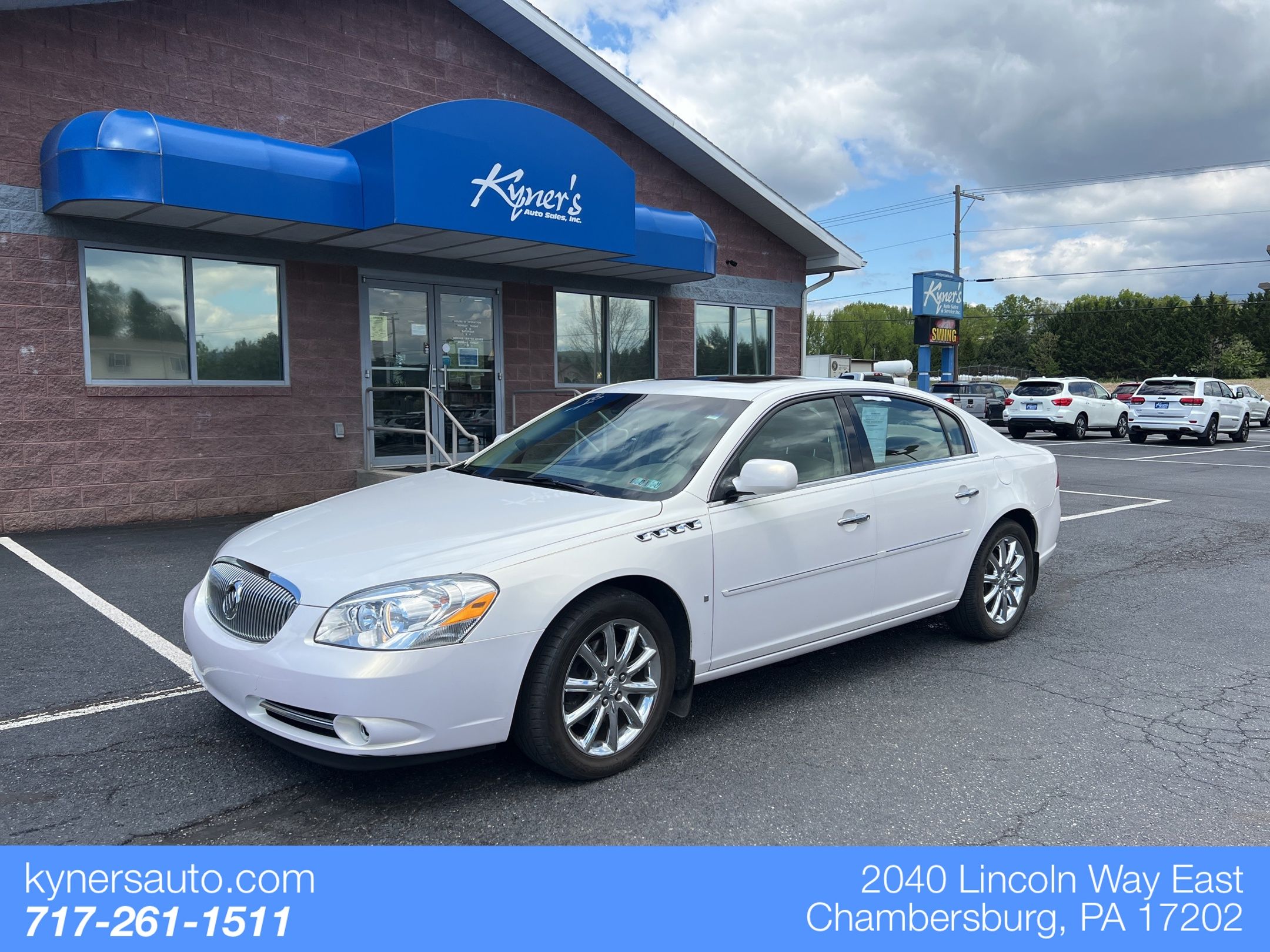 White Gold Flash Tricoat 2006 Buick Lucerne CXS FWD Sedan Front-Wheel Drive 4-Speed Automatic
