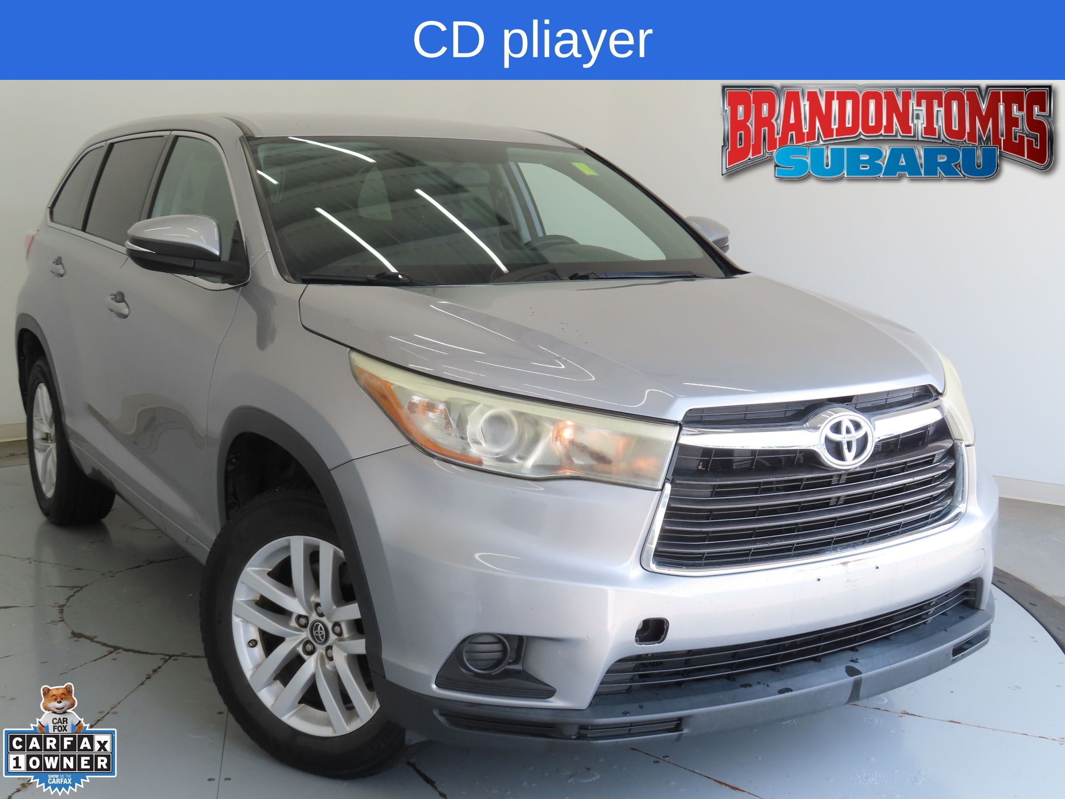 Crystal Black Silica 2016 Toyota Highlander LE SUV / Crossover Front-Wheel Drive 6-Speed Automatic Overdrive