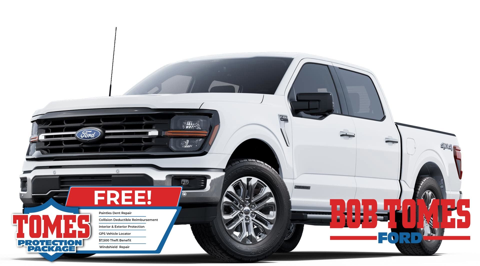 Oxford White 2025 Ford F-150 Pickup Truck Four-Wheel Drive Automatic