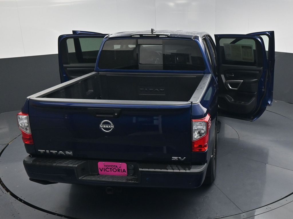 2023 Nissan Titan SV Blue at Bayway Cadillac of The Woodlands