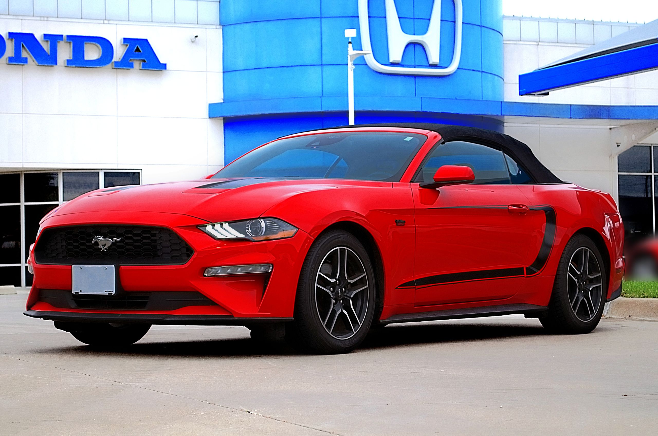 Race Red 2022 Ford Mustang EcoBoost Premium Convertible RWD Convertible Rear-Wheel Drive Automatic
