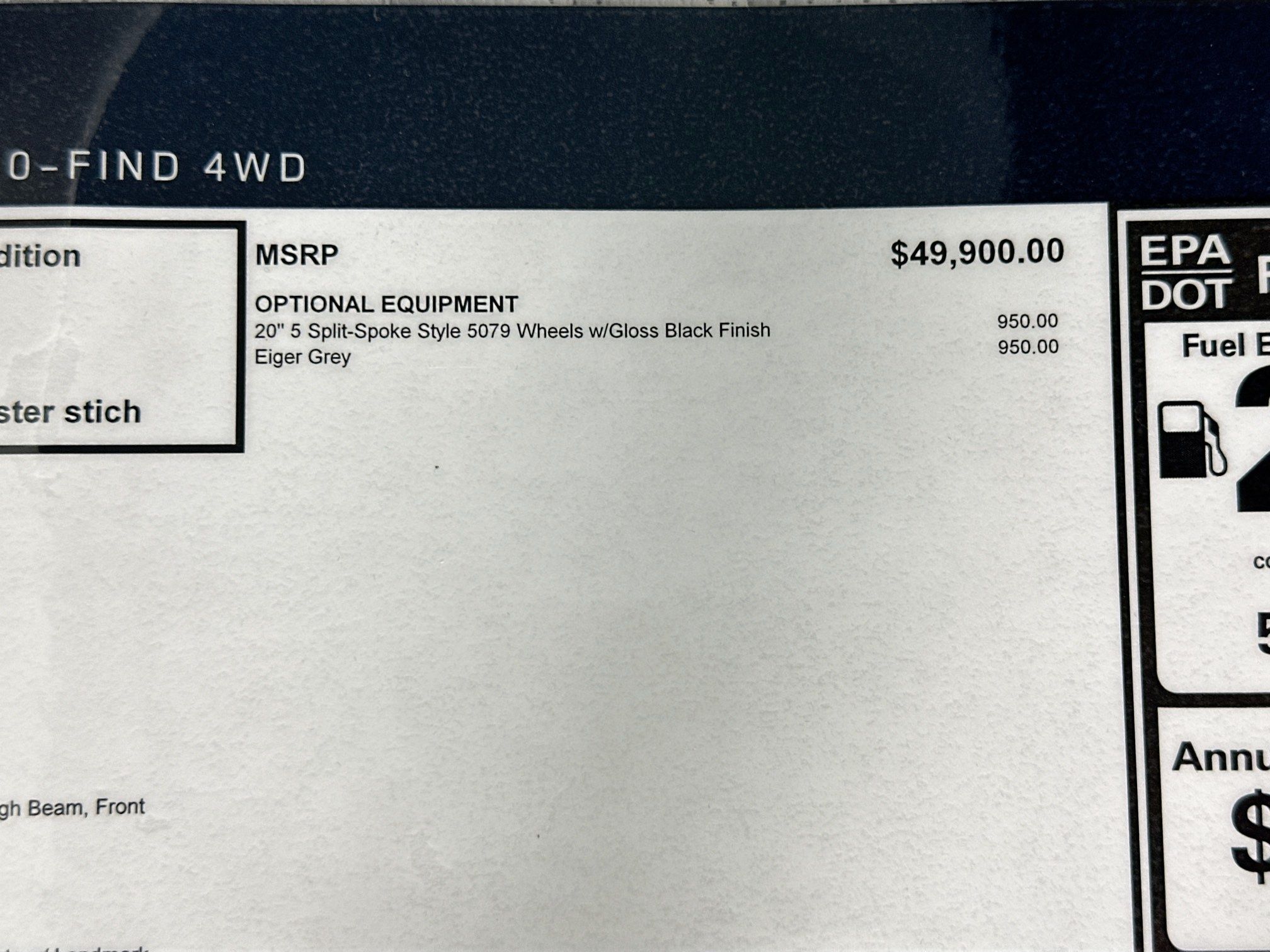 new 2026 Land Rover Discovery Sport car, priced at $53,075