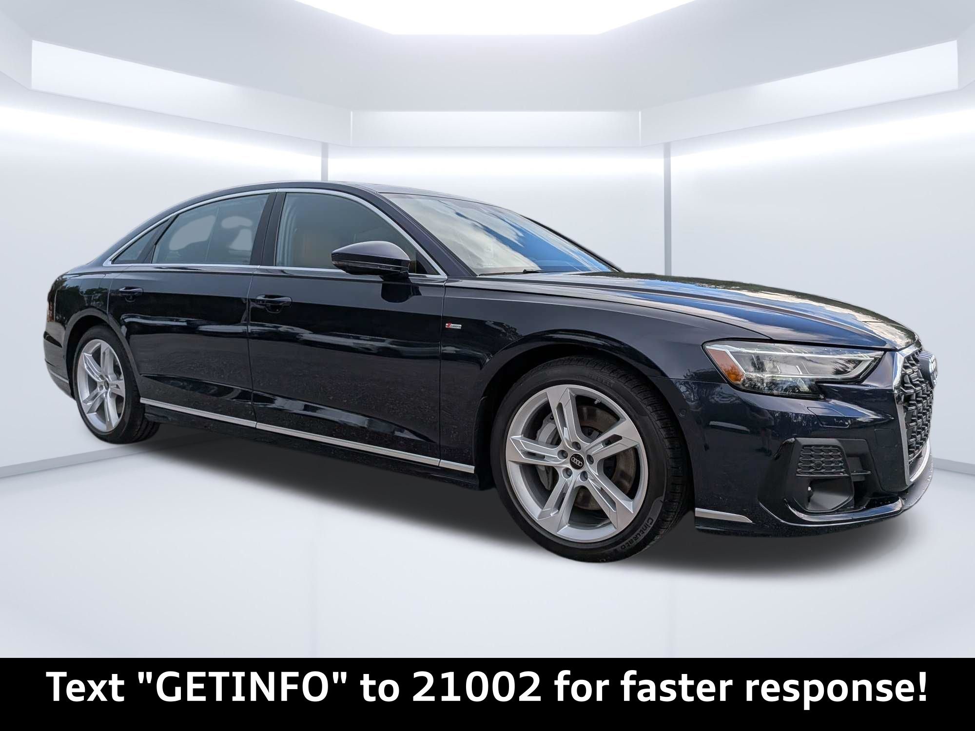 Firmament Blue Metallic 2026 Audi A8 Sedan All-Wheel Drive 8-Speed Automatic