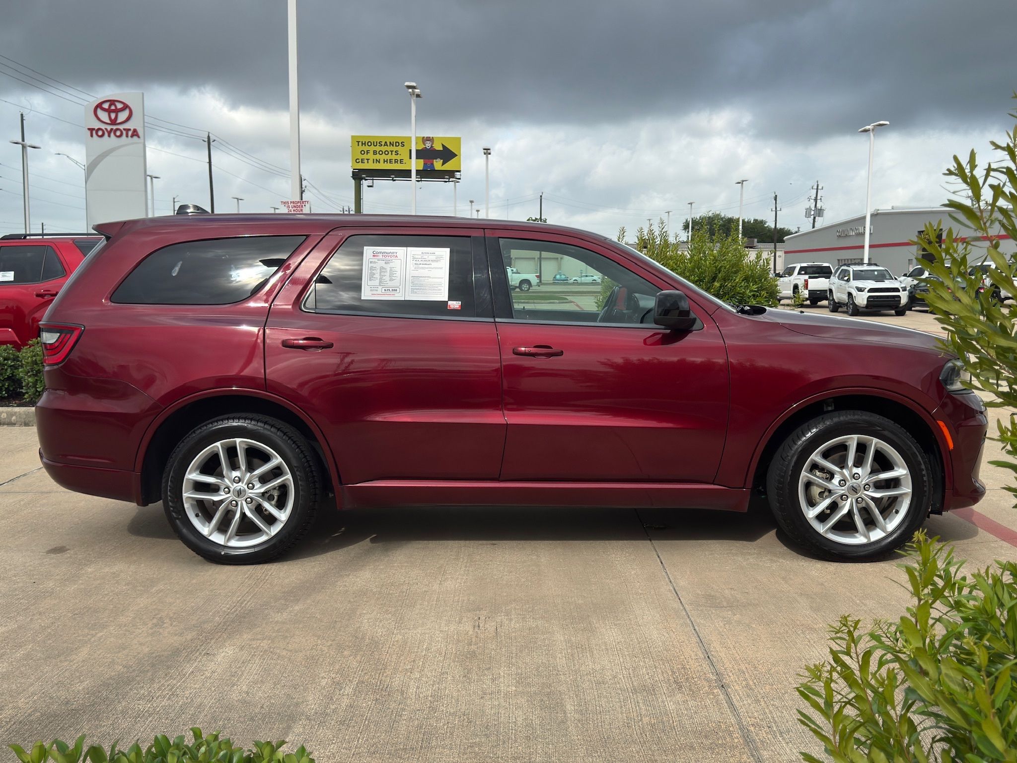 2023 Dodge Durango GT Red at Toyota of Victoria