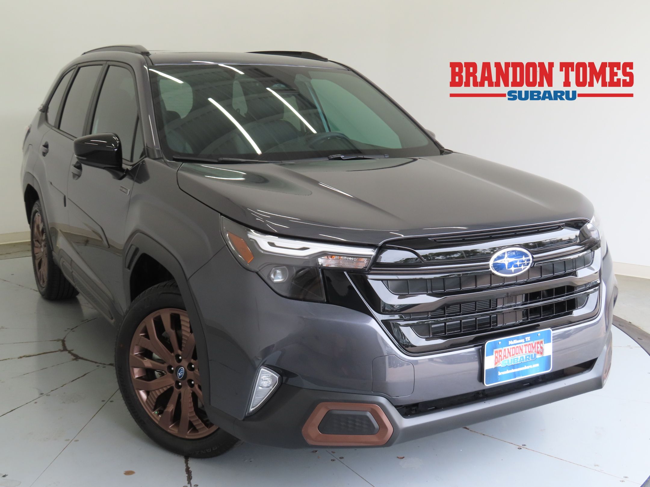 Gray Metallic 2026 Subaru Forester Hybrid SUV / Crossover All-Wheel Drive Continuously Variable Transmission
