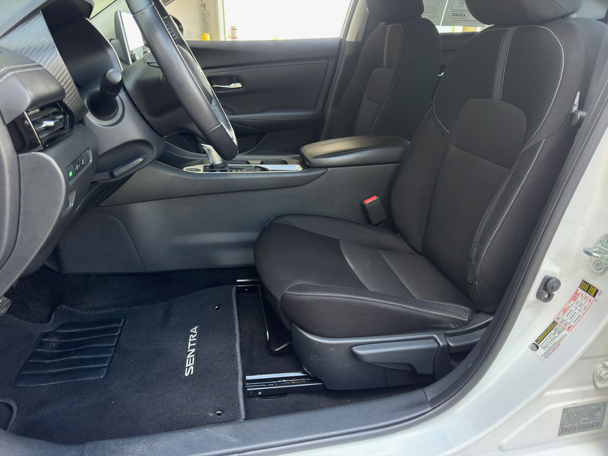 2020 Nissan Sentra SV White at Central Houston Nissan