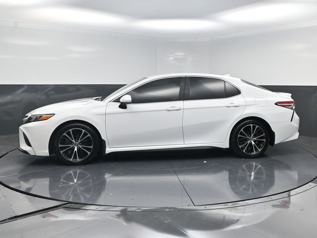 2020 Toyota Camry SE White at DeMontrond Automotive Group