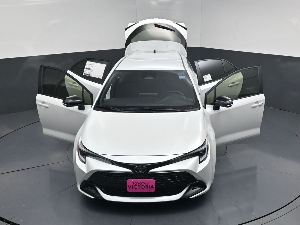 2026 Toyota Corolla Hatchback SE White at Toyota of Victoria