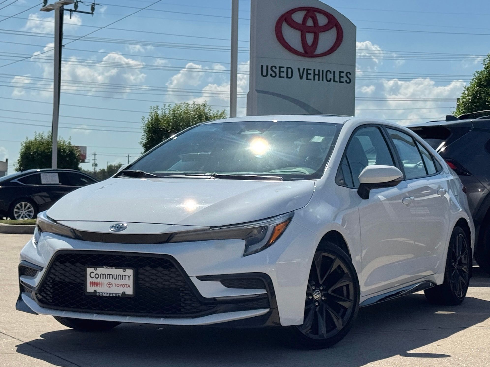 2025 Toyota Corolla XSE White at Traditions Chevrolet