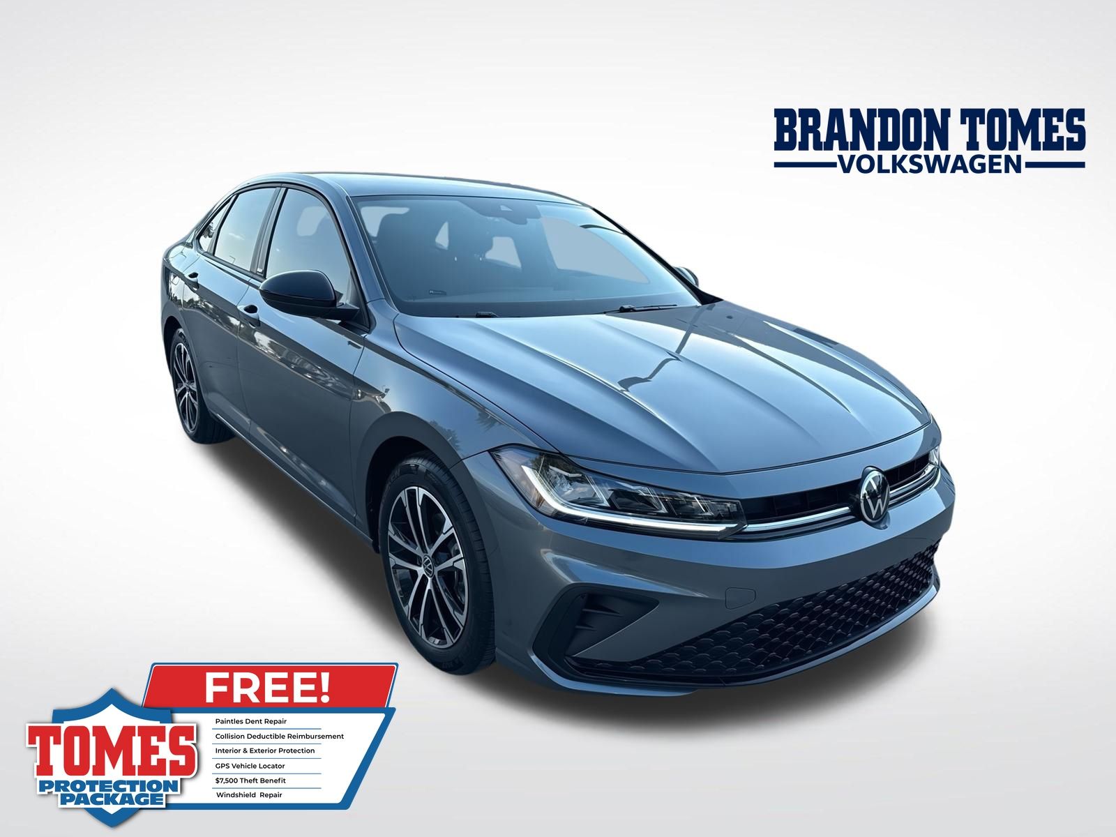 Gray (Platinum) 2026 Volkswagen Jetta Sedan Front-Wheel Drive 8-Speed Automatic