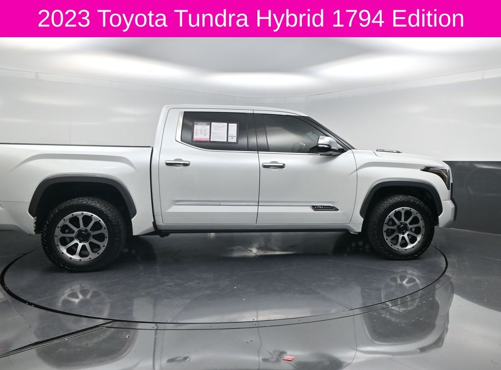 2023 Toyota Tundra Hybrid 1794 Edition White at Emmons Autoplex