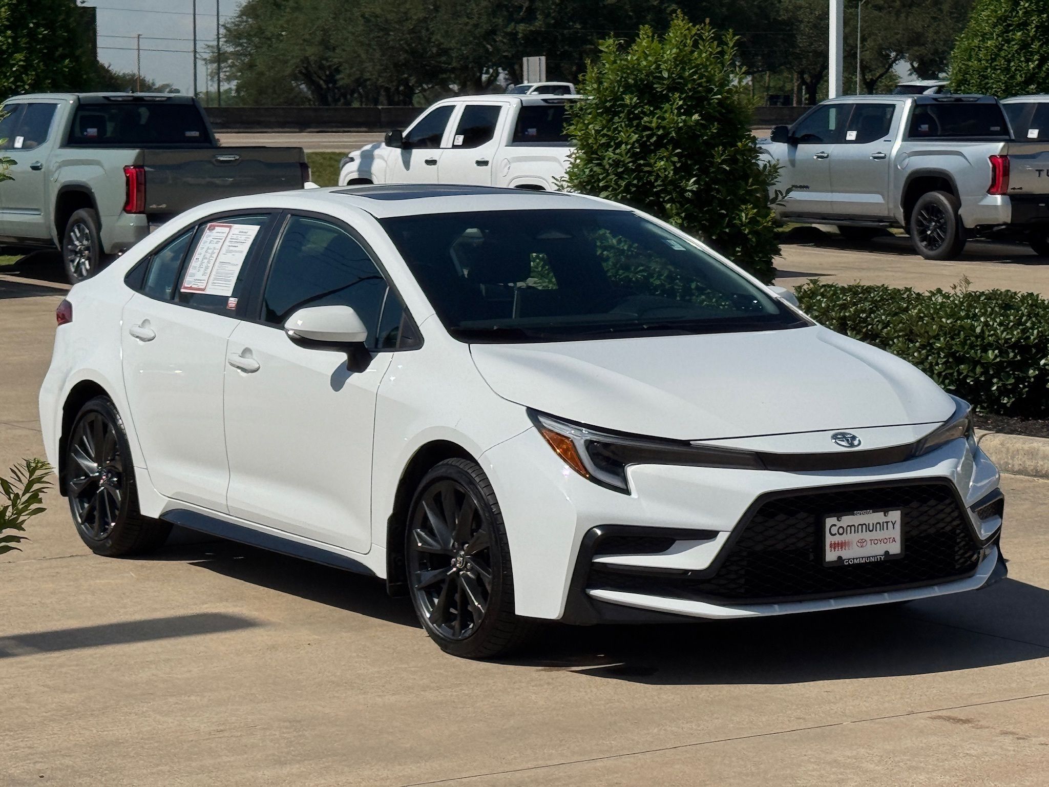 2025 Toyota Corolla XSE White at Traditions Chevrolet