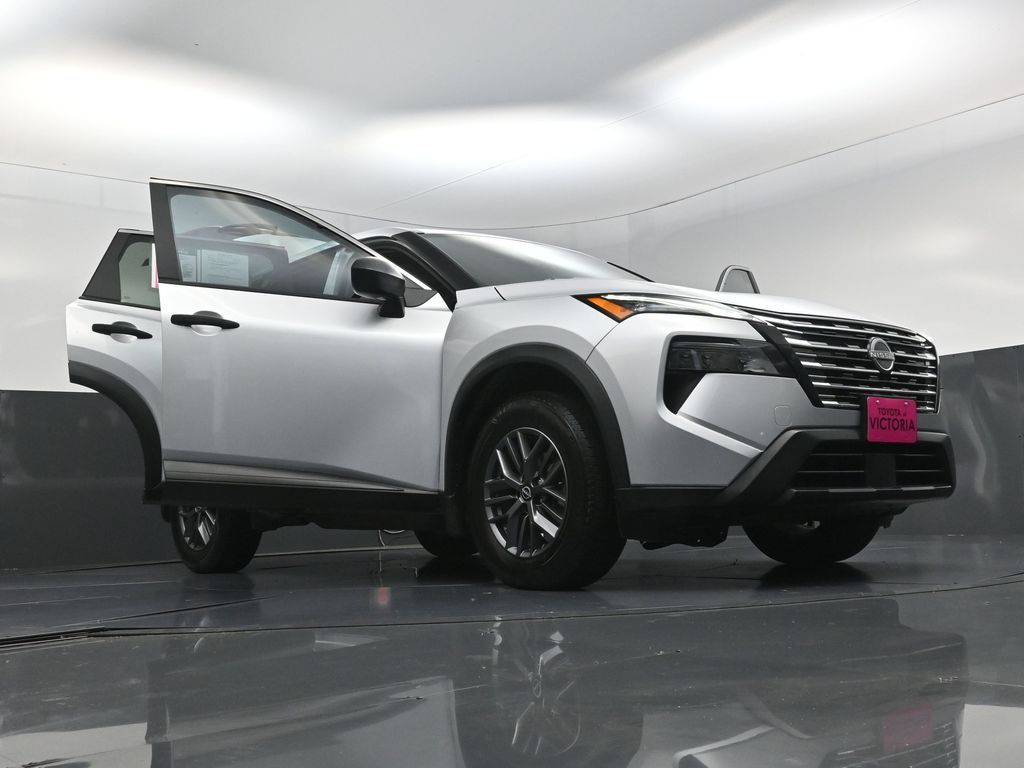 2025 Nissan Rogue S Silver at South Houston Nissan