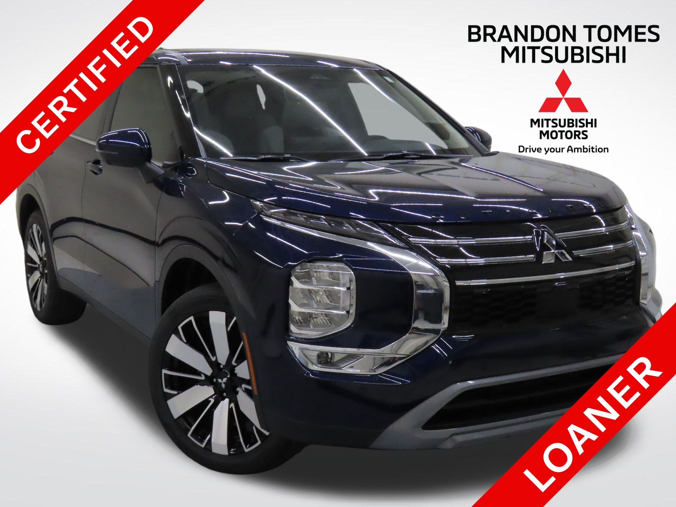 Blue 2025 Mitsubishi Outlander SUV / Crossover Front-Wheel Drive Continuously Variable Transmission