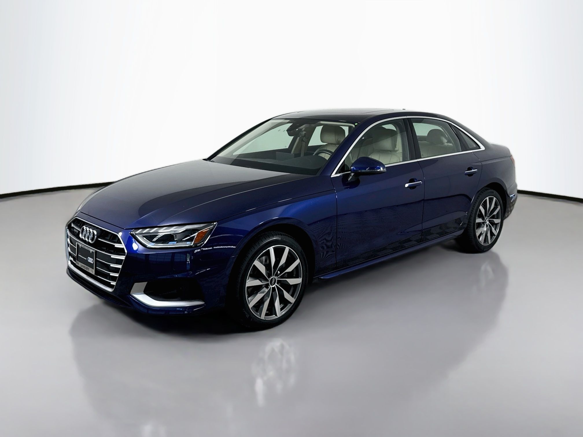 Navarra Blue Metallic 2022 Audi A4 Sedan All-Wheel Drive 7-Speed Automatic