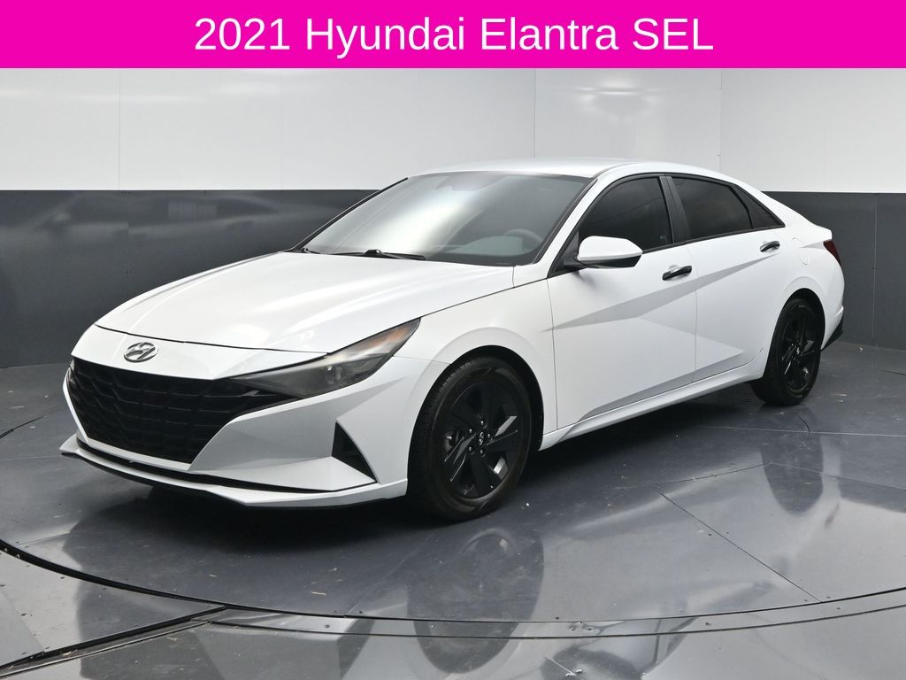 2021 Hyundai Elantra SEL White at Durrett Motor Company