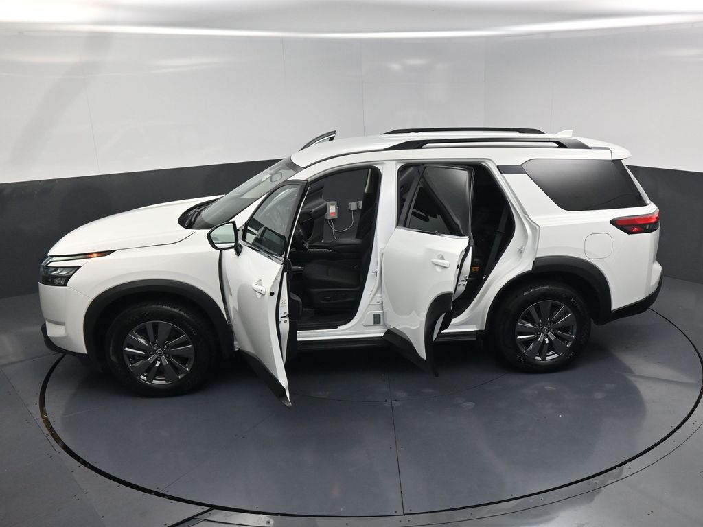 2025 Nissan Pathfinder SV White at Central Houston Nissan