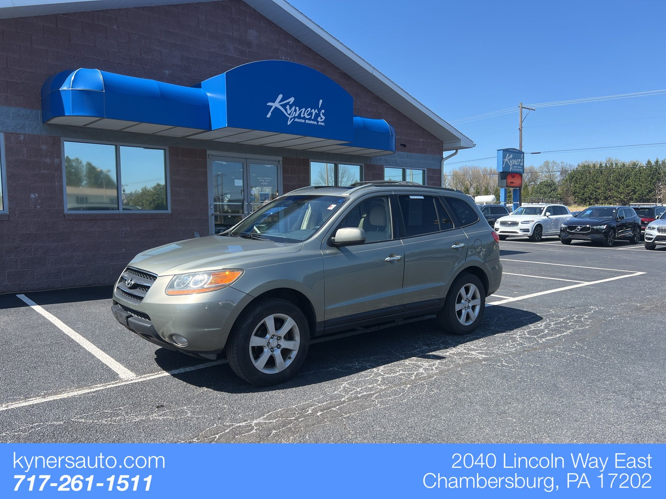 Brown (Natural Khaki Metallic) 2009 Hyundai Santa Fe 3.3L Limited AWD SUV / Crossover All-Wheel Drive 5-Speed Automatic