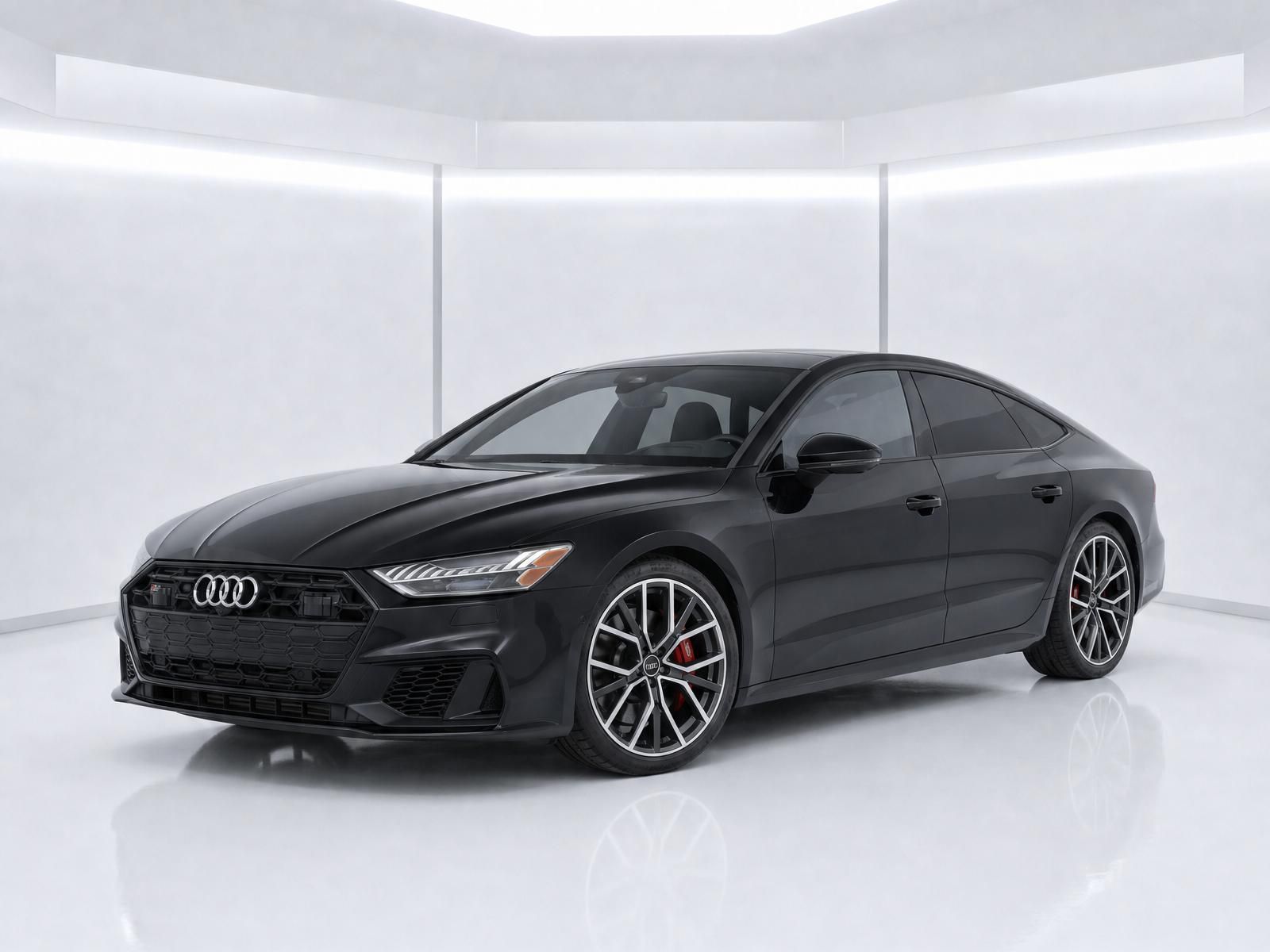 Mythos Black Metallic 2024 Audi S7 Sedan All-Wheel Drive 8-Speed Automatic