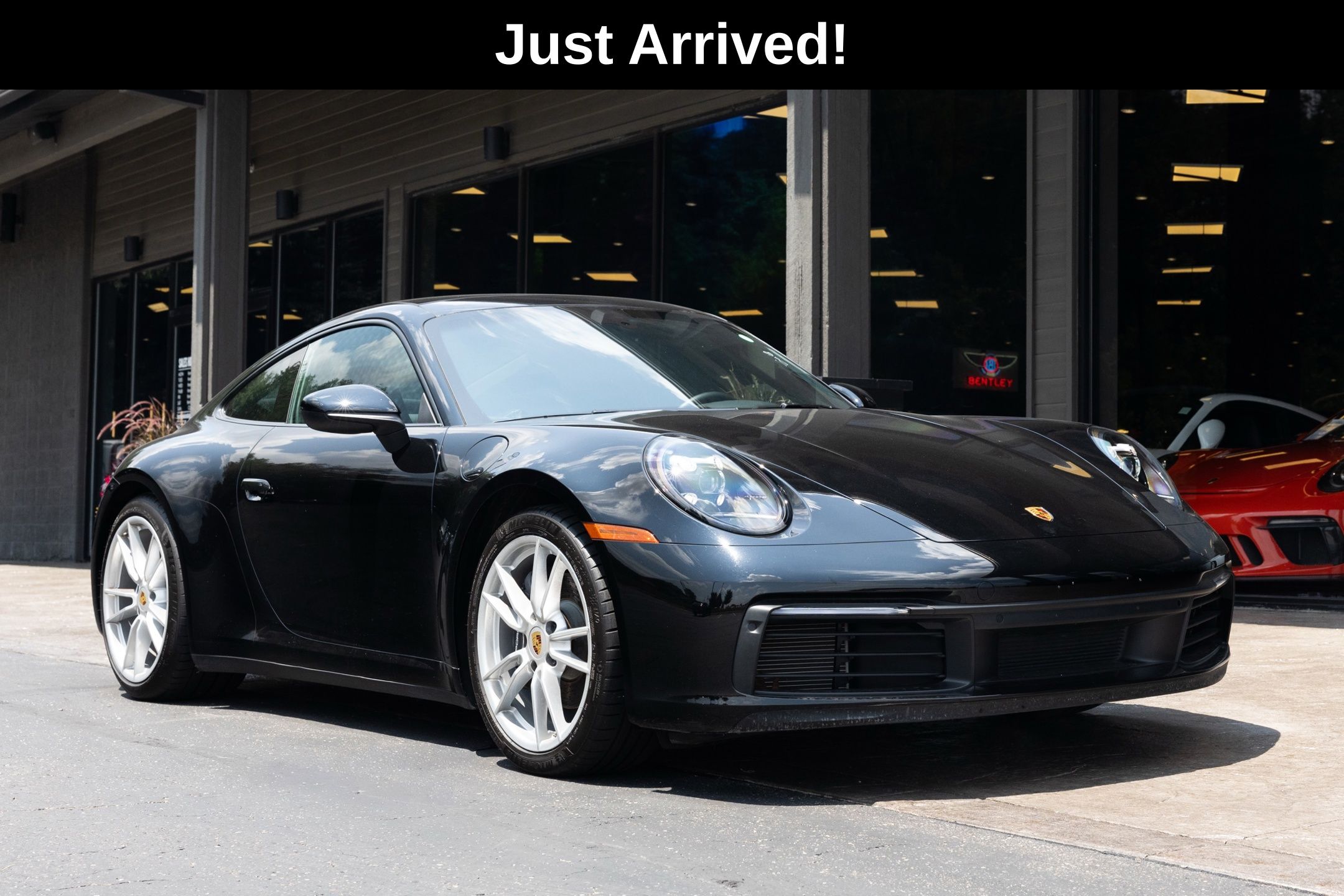 Black 2022 Porsche 911 Coupe Rear-Wheel Drive 8-Speed Automatic