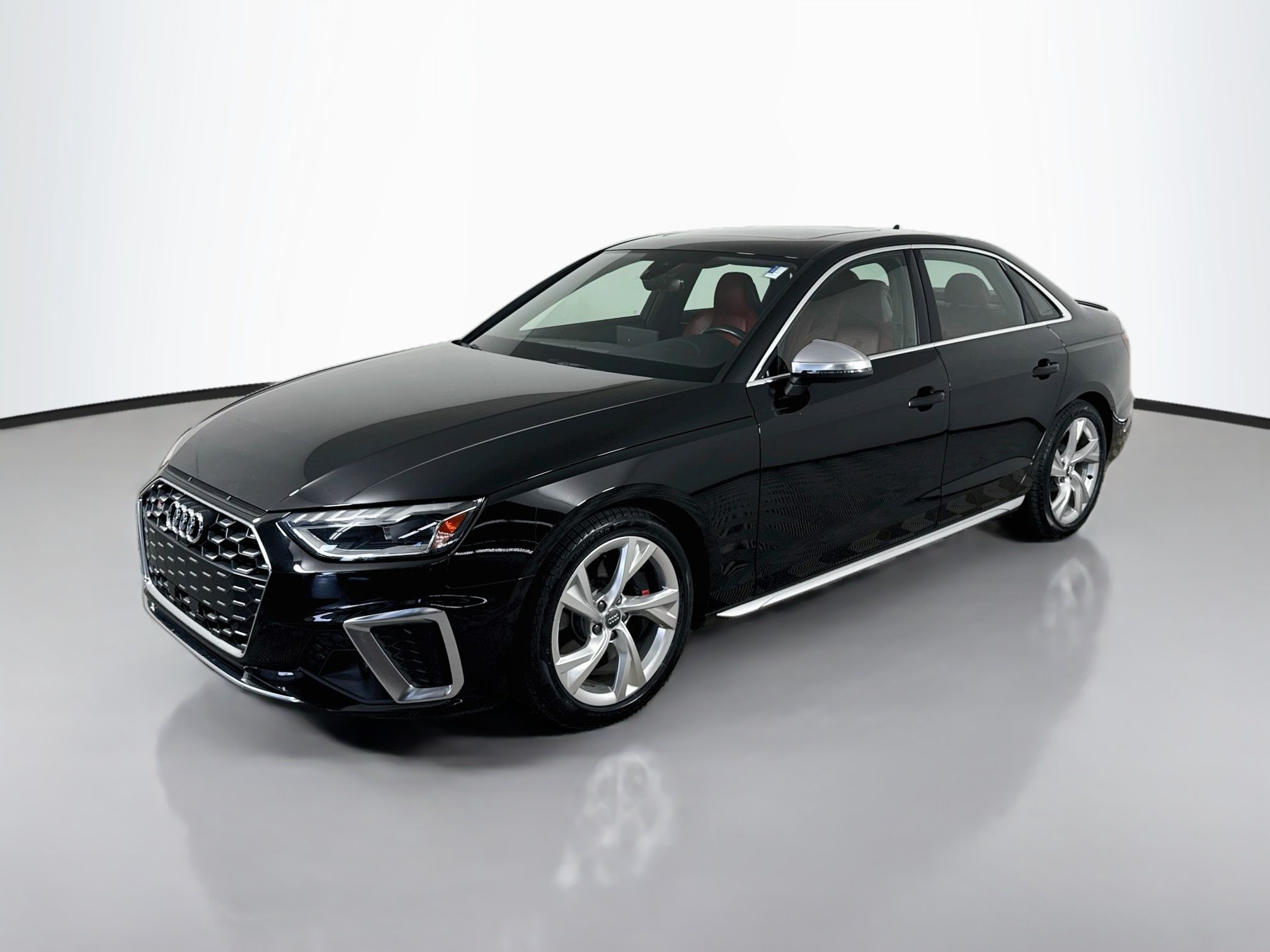 Mythos Black Metallic 2021 Audi S4 Sedan All-Wheel Drive 8-Speed Automatic