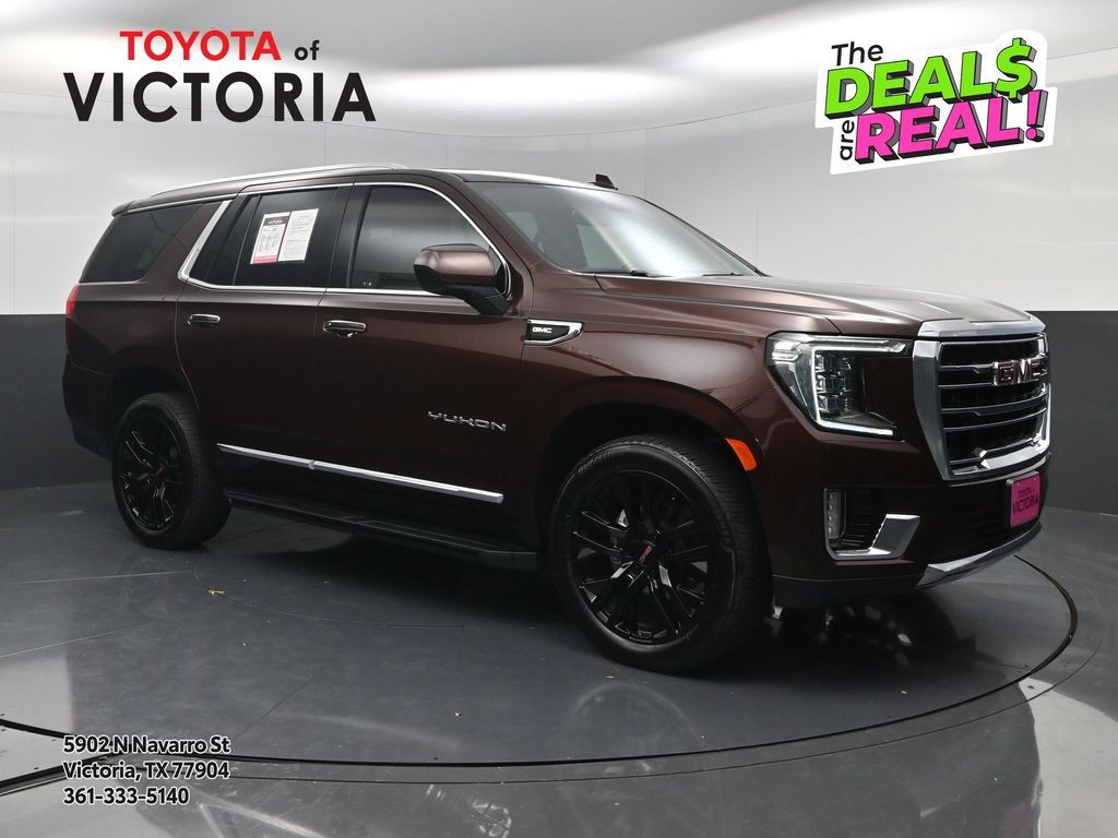 2023 GMC Yukon SLT Red at Wharton Ford