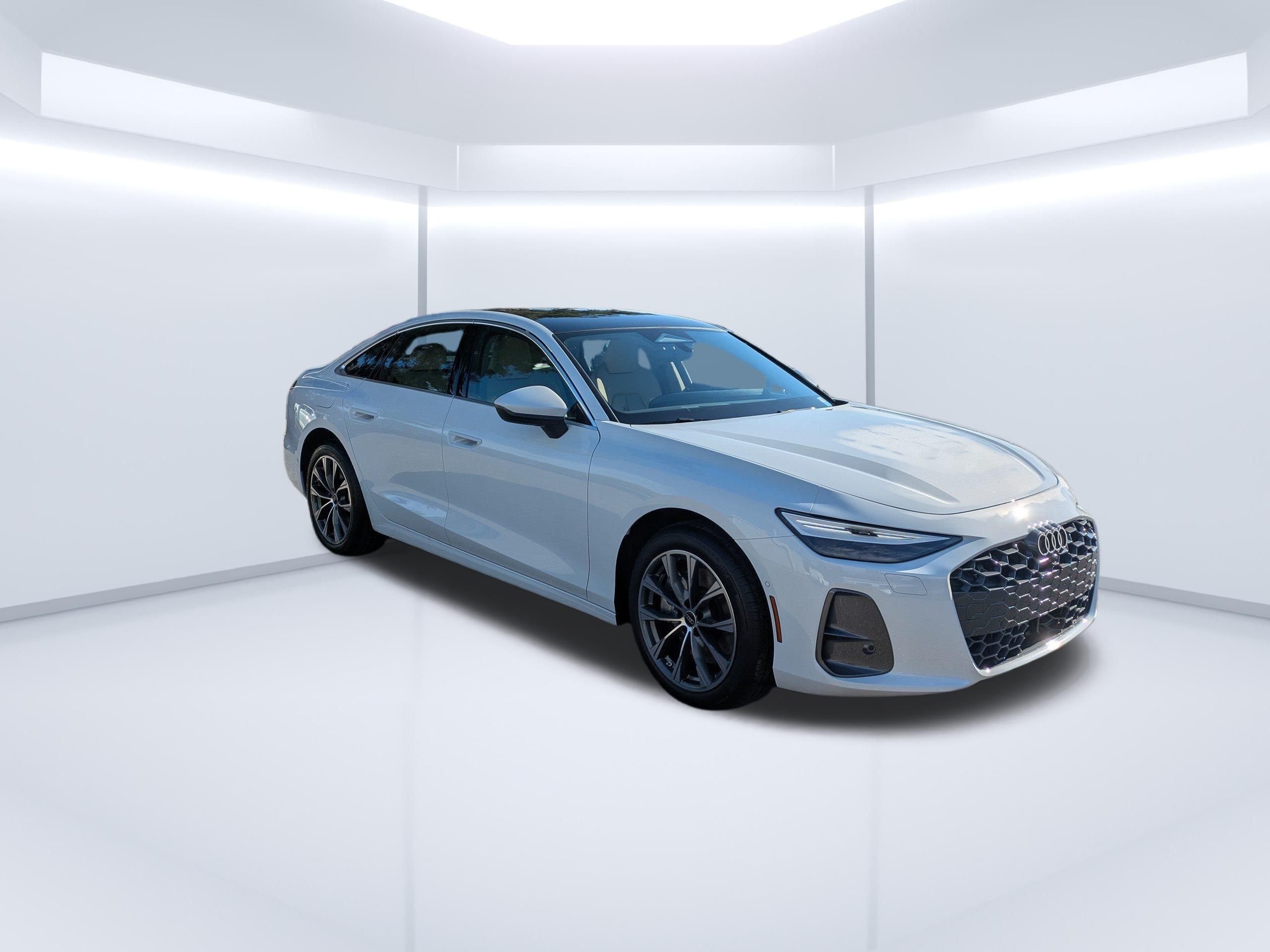 Glacier White Metallic 2026 Audi A6 Sedan All-Wheel Drive 7-Speed Automatic