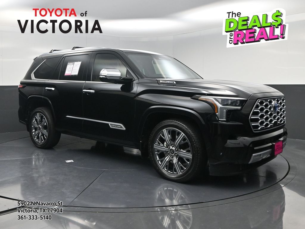 2024 Toyota Sequoia Capstone Black at Bayway Cadillac of The Woodlands