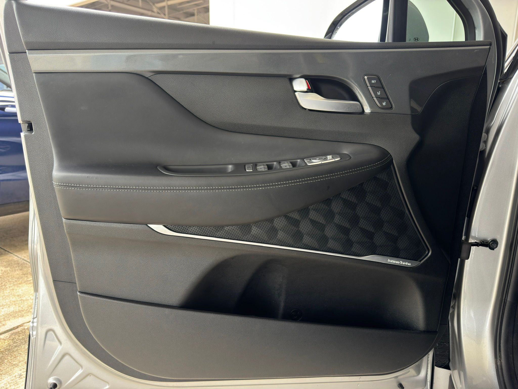 2022 Hyundai Santa Fe Calligraphy Silver at DeMontrond Mazda