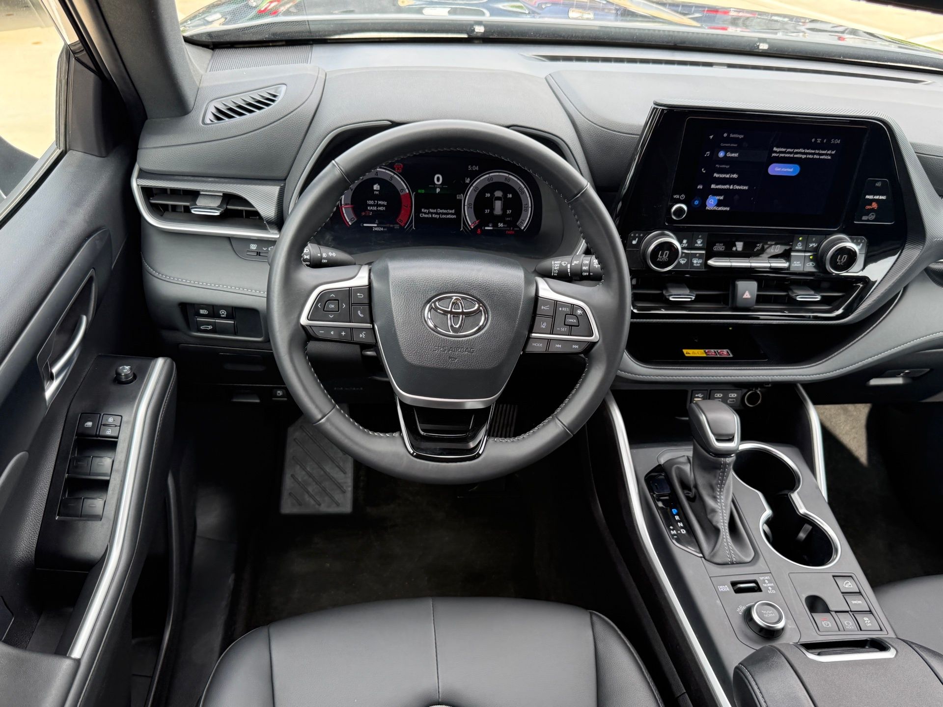 2025 Toyota Highlander XSE Black at Don McGill Toyota