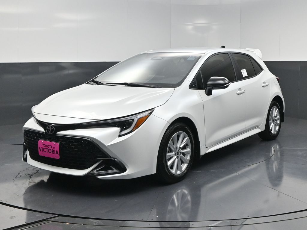 2026 Toyota Corolla Hatchback SE White at Toyota of Victoria
