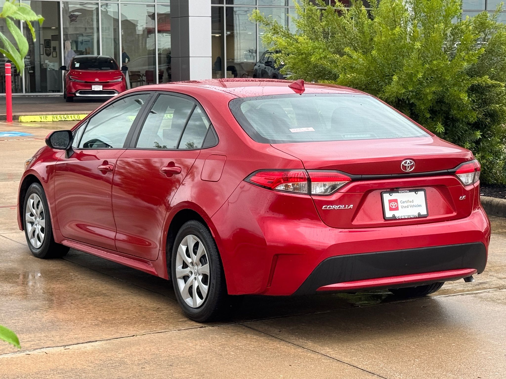 2020 Toyota Corolla LE Red at Big Star Chrysler Jeep Dodge Ram 