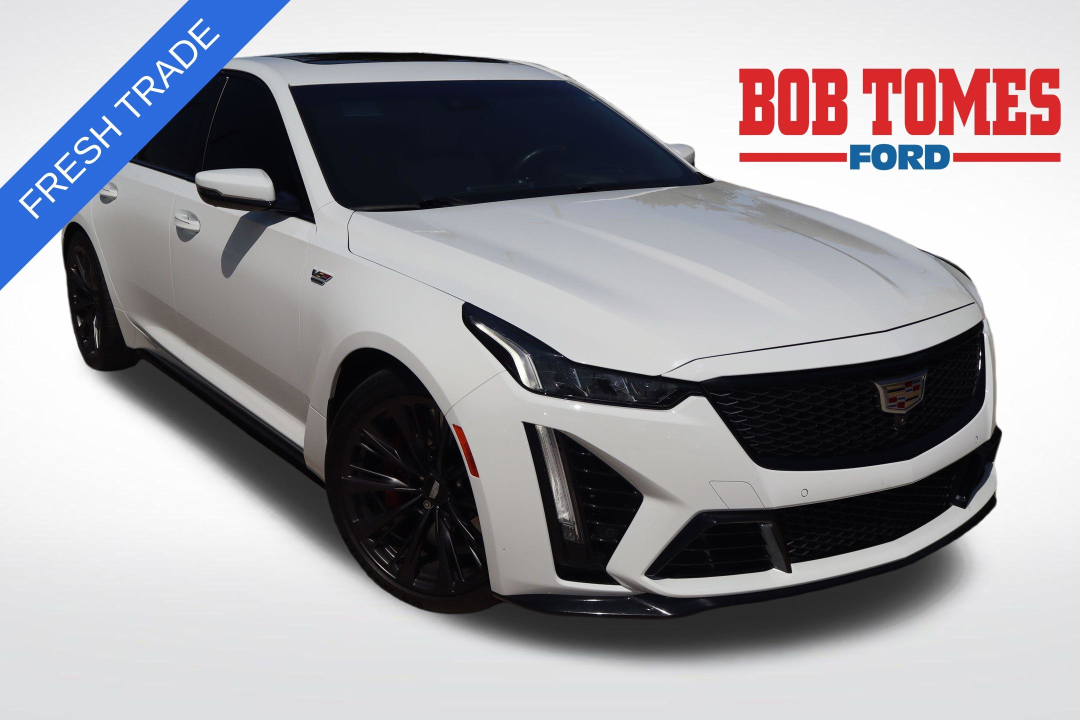 Summit White 2024 Cadillac CT5-V Blackwing Sedan Rear-Wheel Drive Automatic