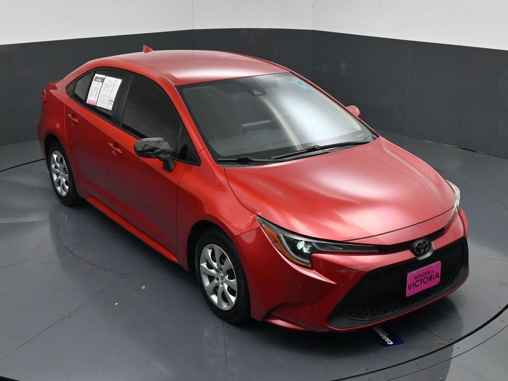 2021 Toyota Corolla LE Red at DeMontrond Auto Country