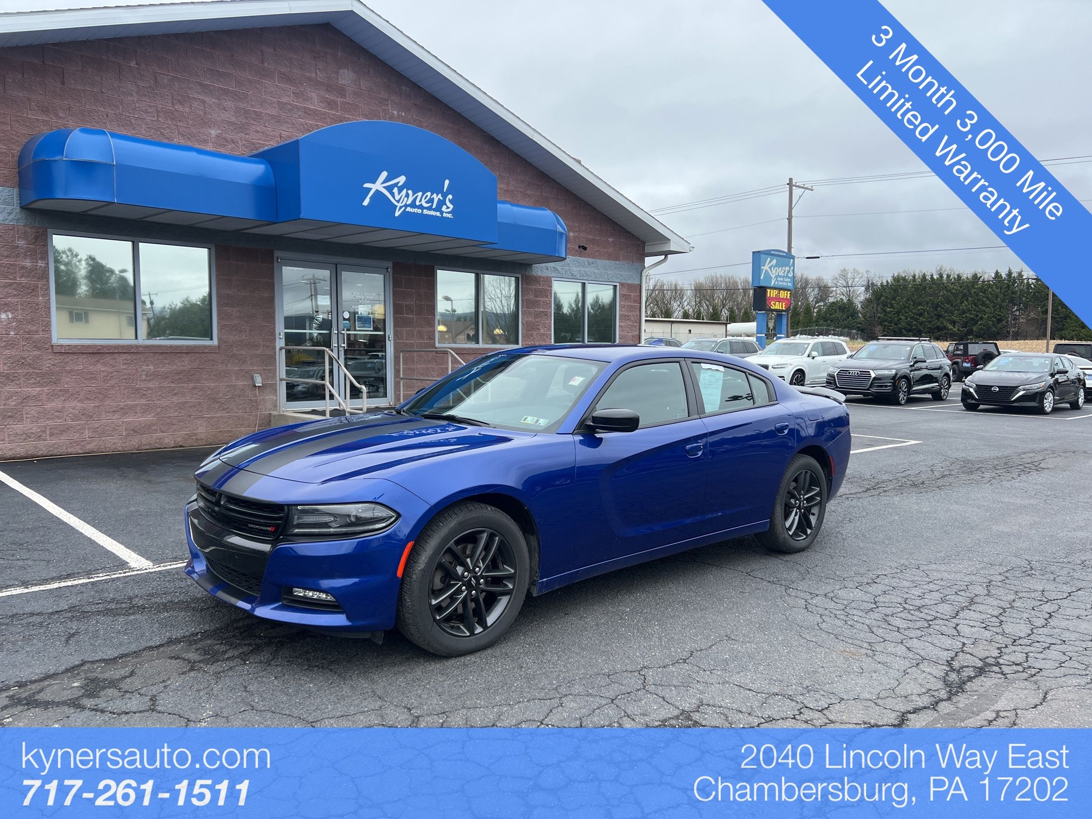 Indigo Blue 2019 Dodge Charger SXT AWD Sedan All-Wheel Drive 8-Speed Automatic