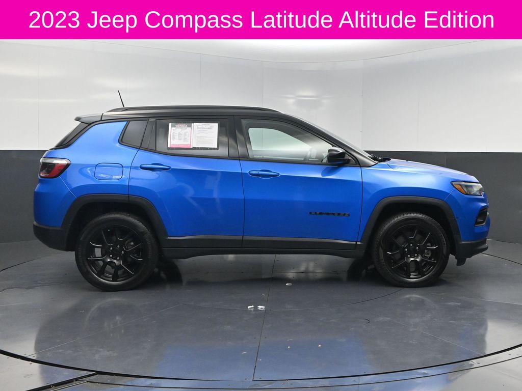 2023 Jeep Compass Latitude Blue at DeMontrond Auto Country