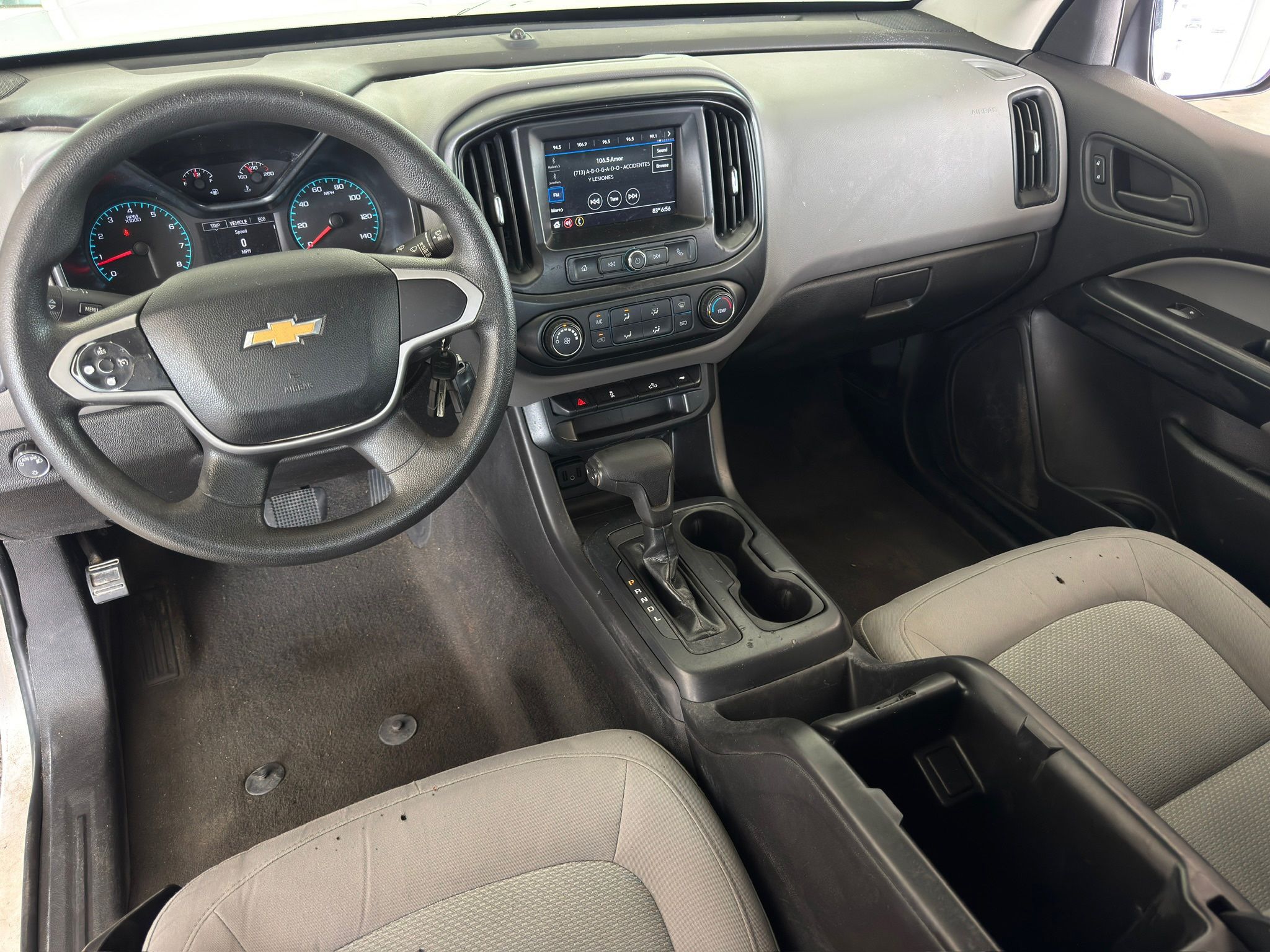 2019 Chevrolet Colorado Work Truck White at Wharton Ford