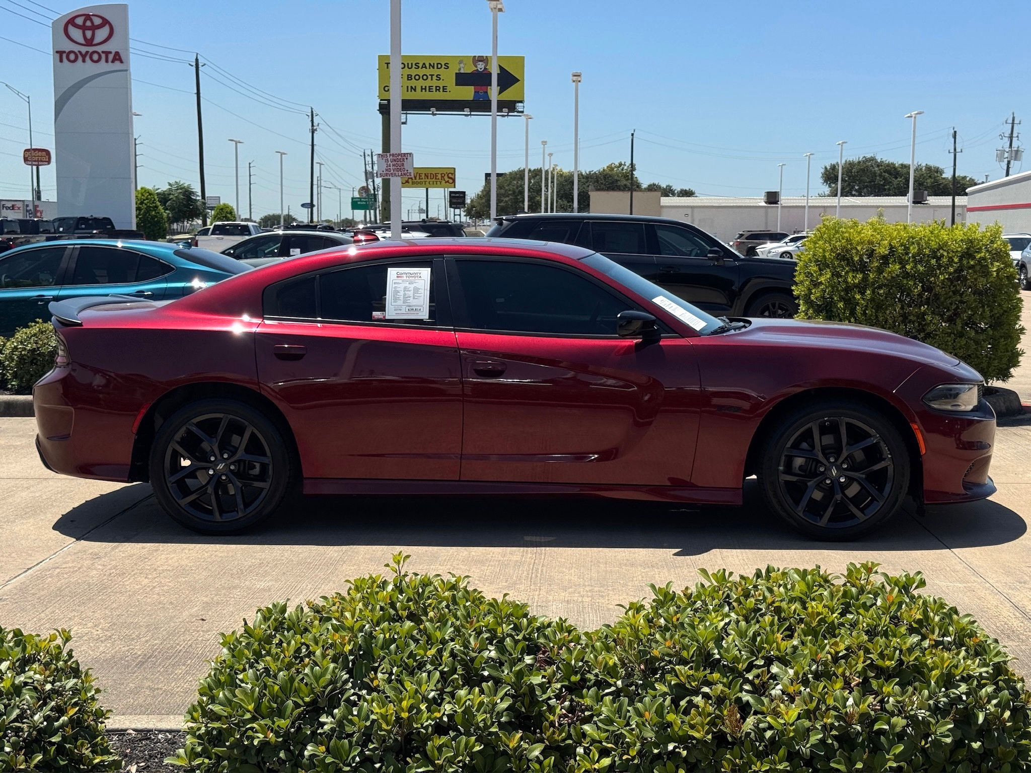 2023 Dodge Charger R/T Red at Wharton Chevrolet GMC