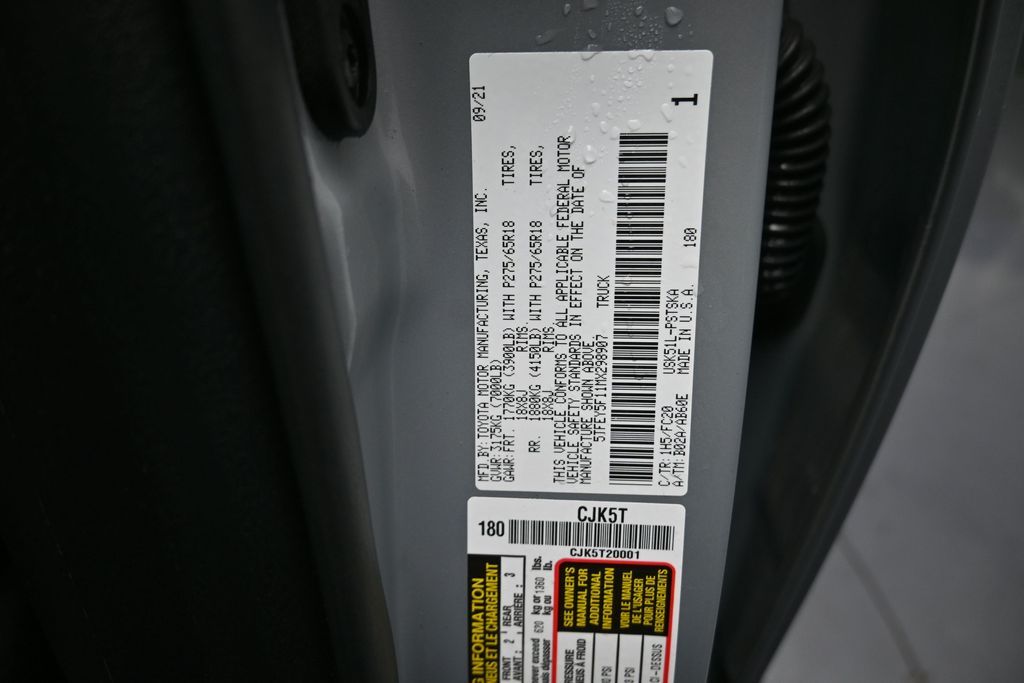 2021 Toyota Tundra SR5 Gray at DeMontrond Ford