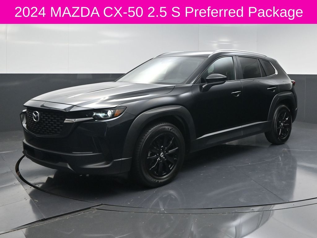 2024 Mazda CX-50 2.5 S Preferred Package Black at Bayway Cadillac of The Woodlands