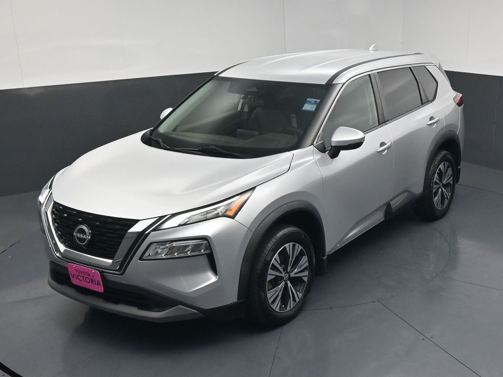 2022 Nissan Rogue SV Silver at DeMontrond Mazda