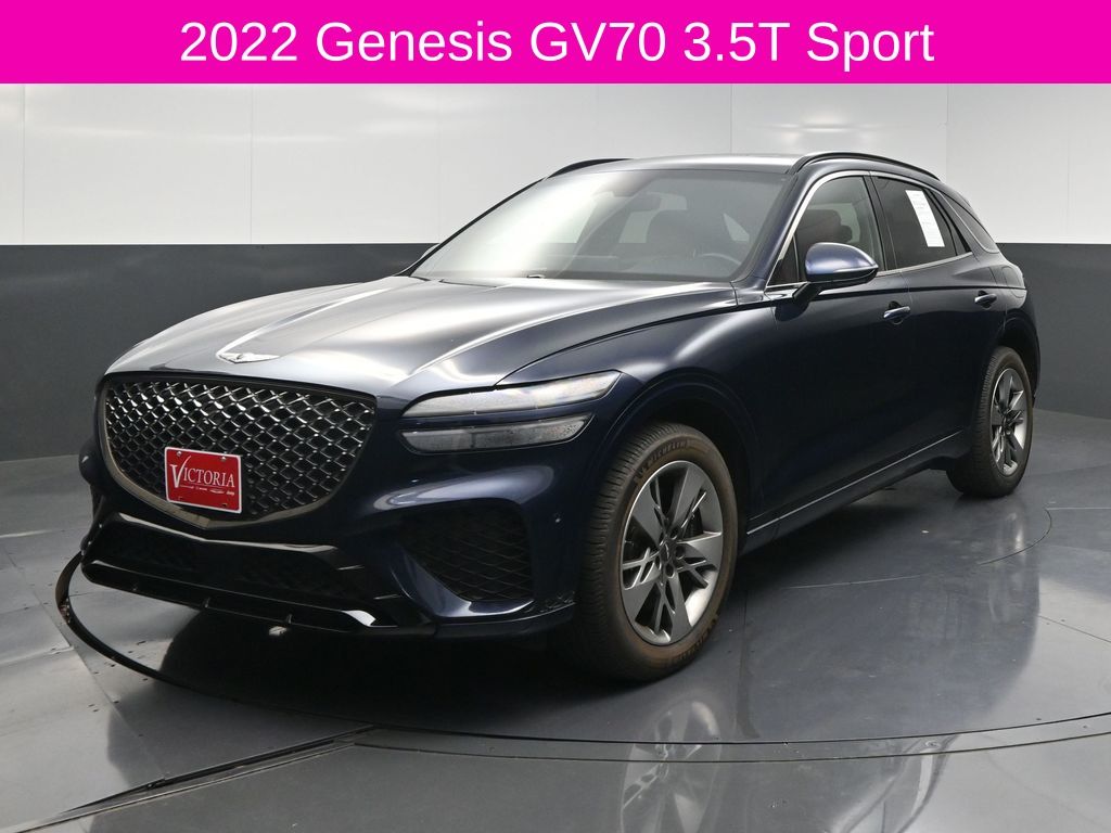 2022 Genesis GV70 3.5T Sport Blue at Genesis of Spring