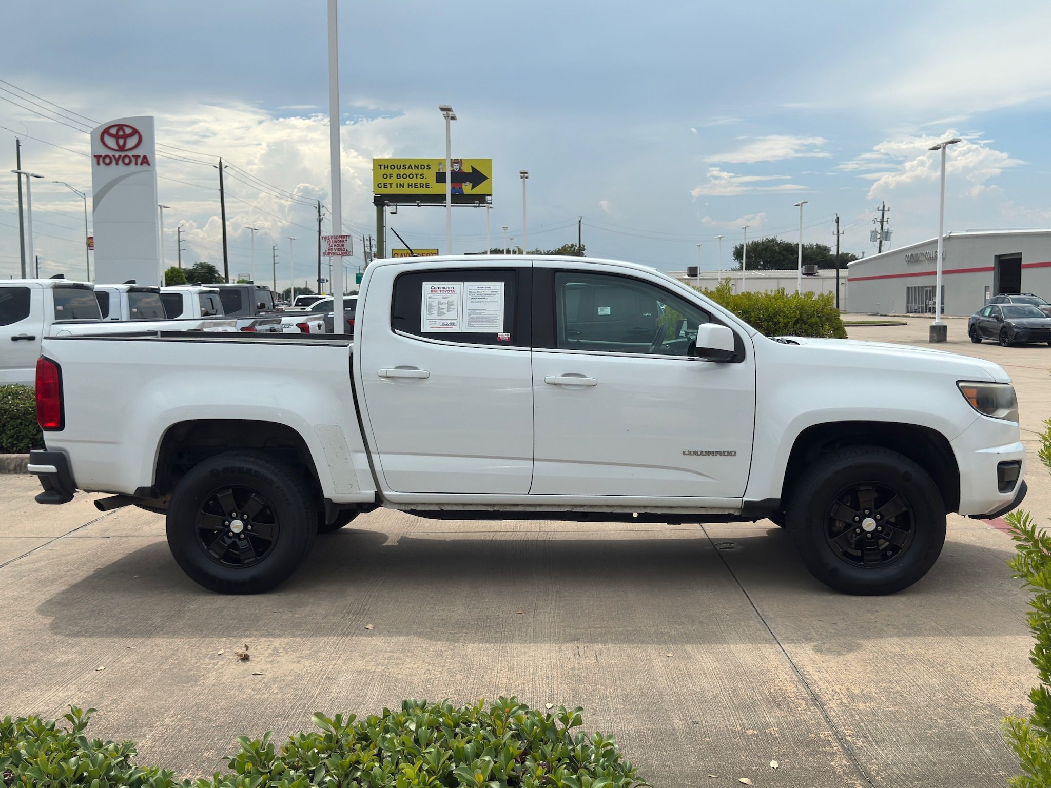 2019 Chevrolet Colorado Work Truck White at Wharton Ford