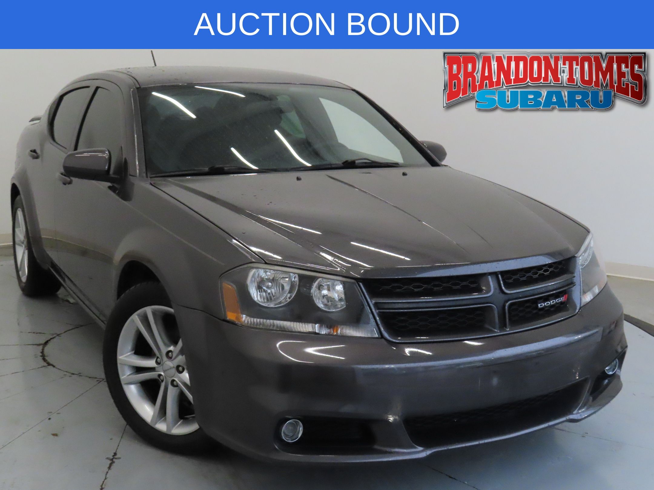 Gray 2014 Dodge Avenger SXT FWD Sedan Front-Wheel Drive 6-Speed Automatic